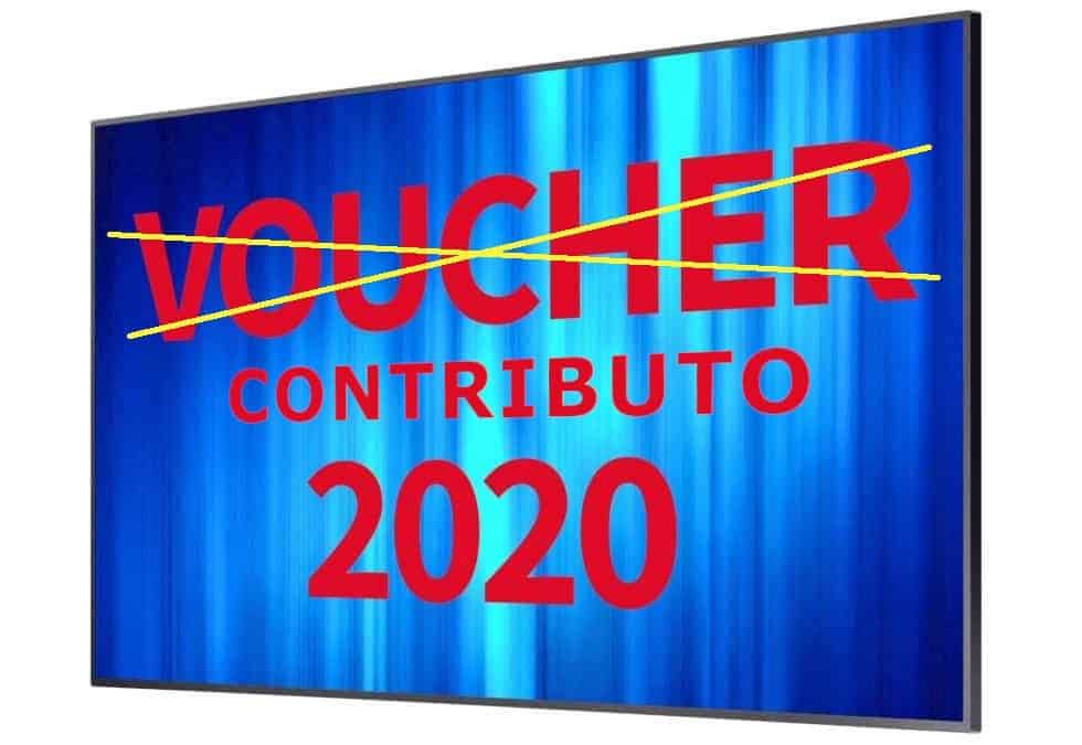 Il Voucher diventa Contributo per i Monitor da Vetrina del 50%