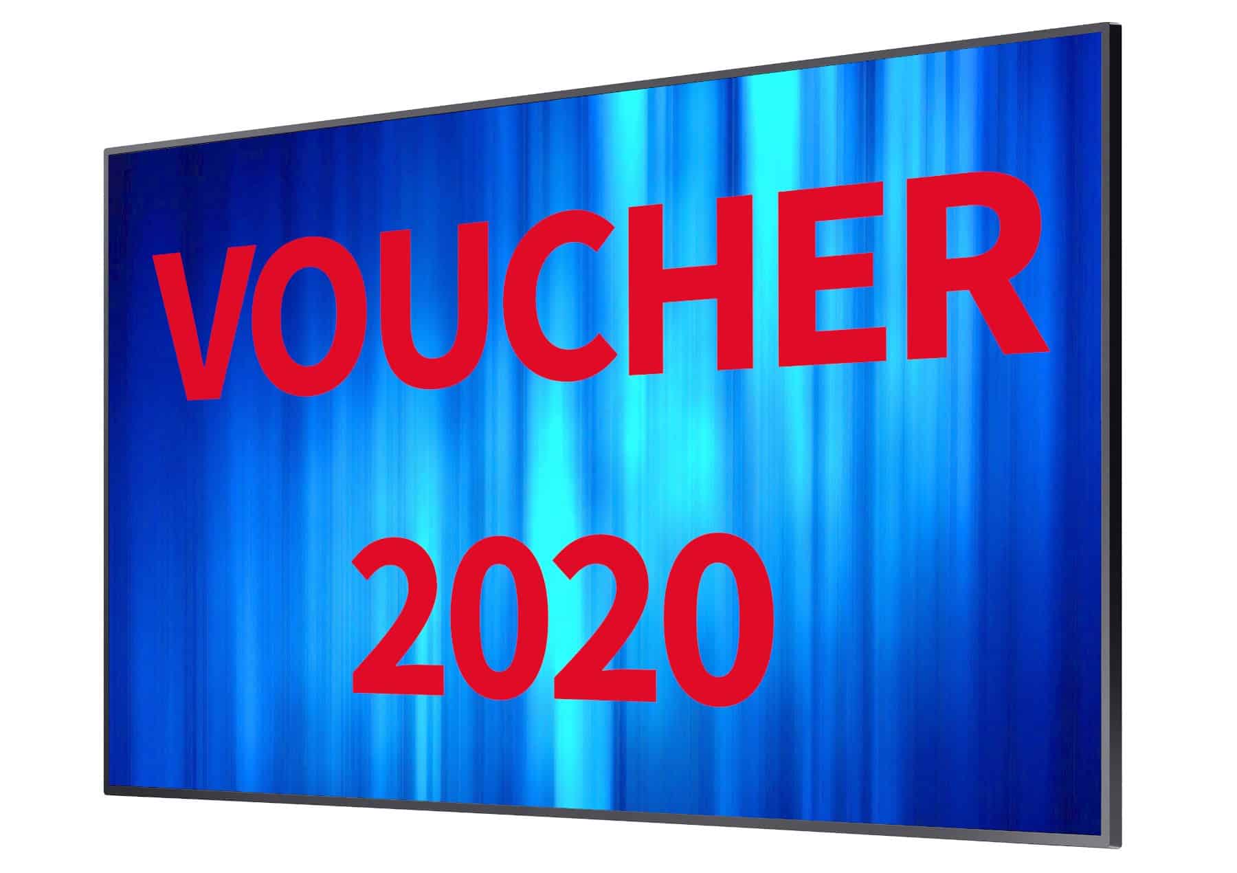 Sfrutta il Voucher per i Monitor da Vetrina 2020