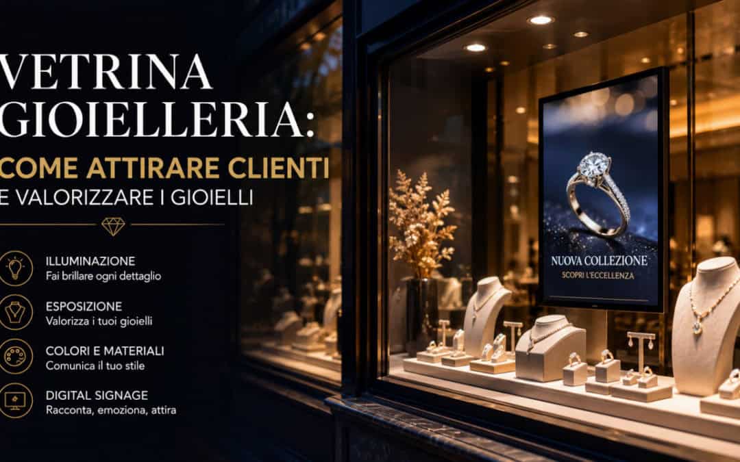 Vetrina Gioielleria: Come Attirare Clienti e Valorizzare i Gioielli