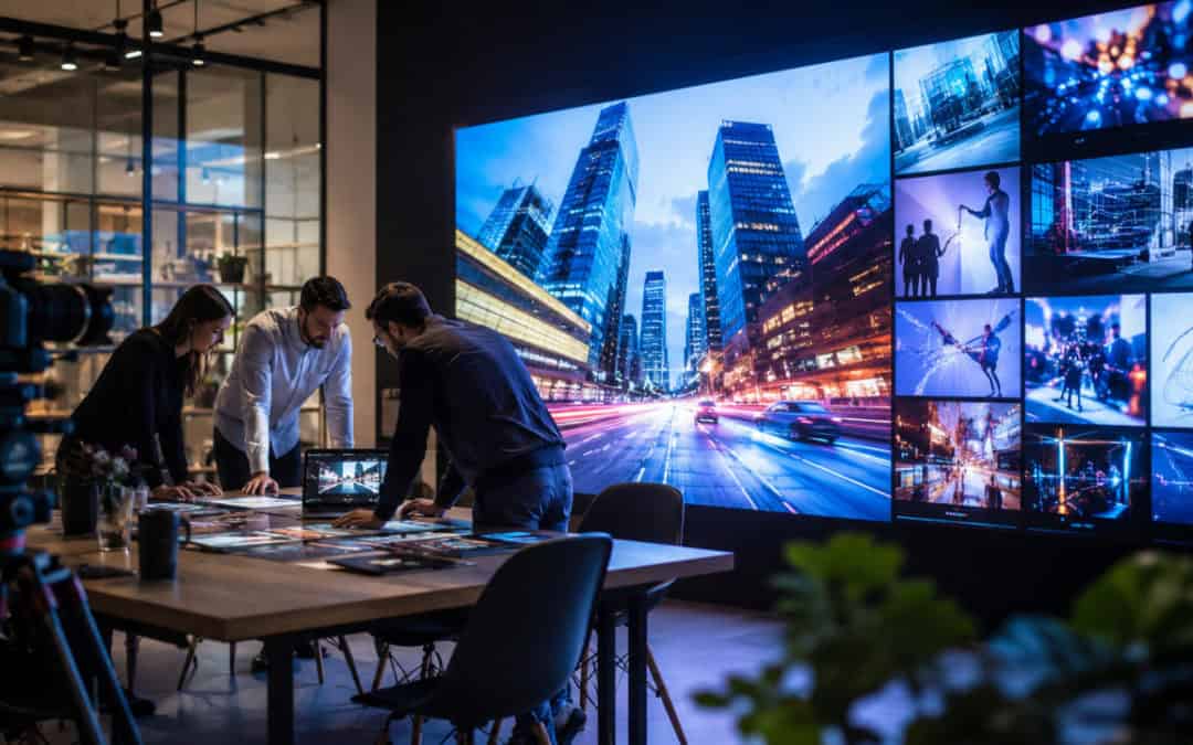 Produzione video per aziende: perché i contenuti pensati per i display fisici seguono regole proprie