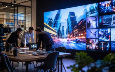 Produzione video per aziende: perché i contenuti pensati per i display fisici seguono regole proprie