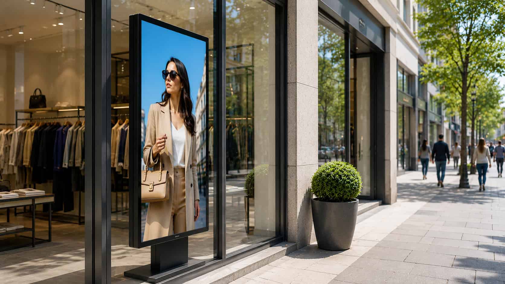 Un monitor professionale Il monitor per negozi è un investimento sulla visibilità
