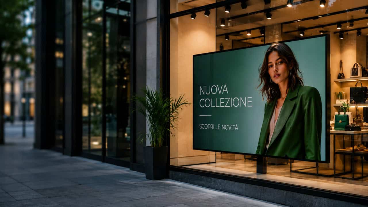 Video per Vetrine Professionali per il Retail Video per Vetrine