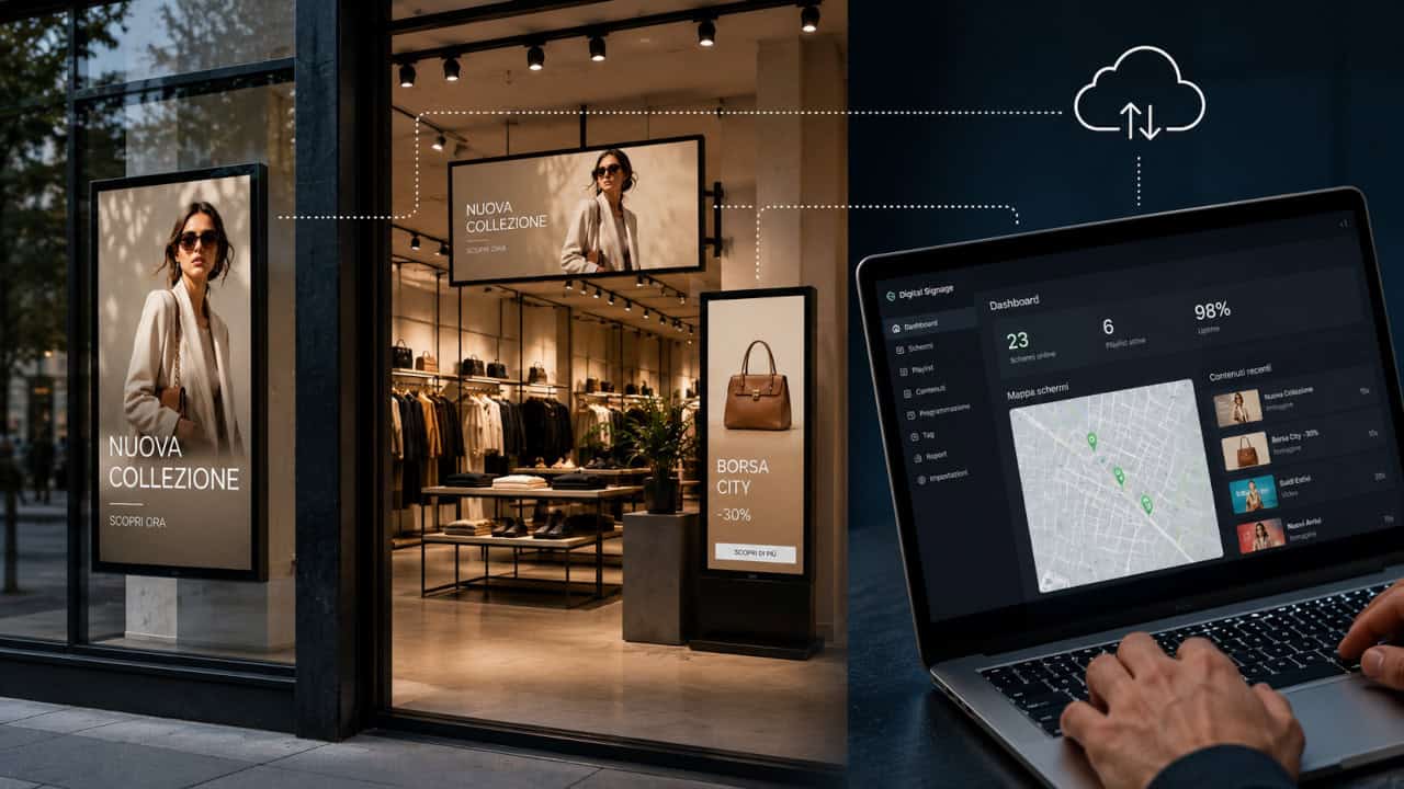 Video per vetrine e digital signage: l'importanza del contesto Il contesto nei video per vetrine