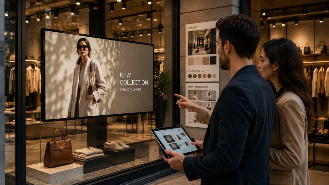 Video per vetrine pensati per il tuo spazio retail Video per vetrine pensati per il tuo spazio retail