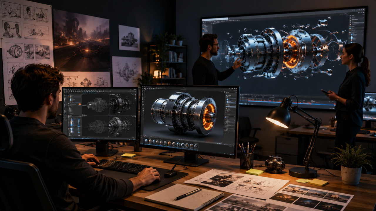 Come nasce un progetto di produzione video 3D