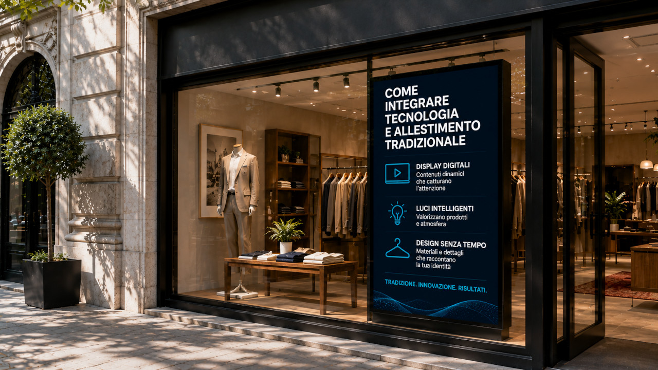 Come integrare tecnologia e allestimento tradizionale Come integrare tecnologia e allestimento tradizionale