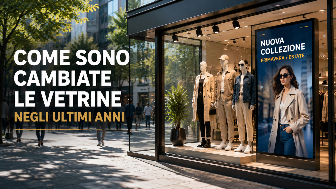 Come sono cambiate le vetrine negli ultimi anni Come sono cambiate le vetrine negli ultimi anni