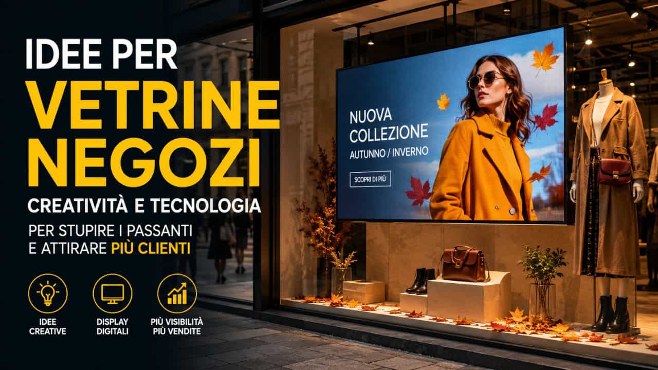 Idee per Vetrine Negozi: Creatività e Tecnologia
