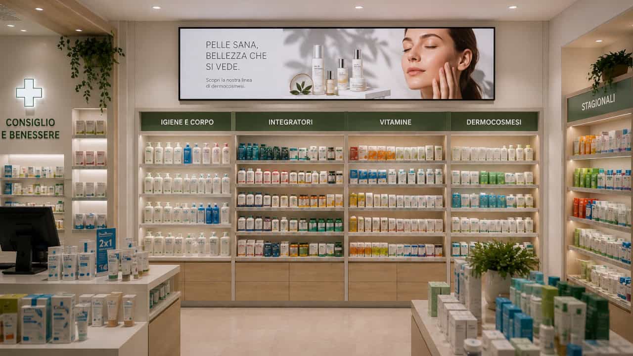 Ledwall indoor farmacia Ledwall indoor farmacia